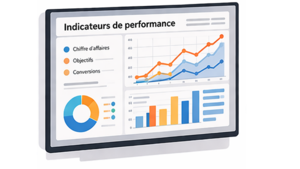tableau avec des indicateurs de perfromance